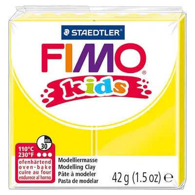 Obrázek produktu pro Staedtler 8030001, Modelářská hlína, Žlutá, Dětský, 1 barva/barev, 110 °C, 30 min