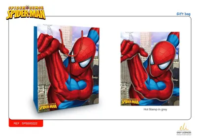 Produktbild von Geschenktüte mit Spiderman-Motiv für Kinder