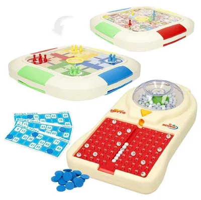 Obrázok produktu pre Doskové hry, elektronická bingo a hra Parchís, kompletná sada pre viac ako 2 hráčov