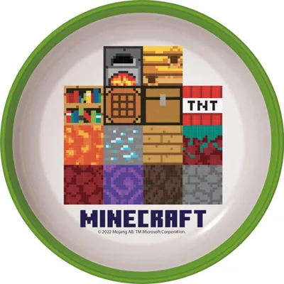 Produktbild von Minecraft Crafters rutschfeste Kinderteller