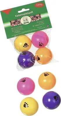 Obrázek produktu pro Hračka pro kočky PINGPONG PRŮMĚR MÍČKU 4 CM BAREVNĚ ROZLIŠENÉ