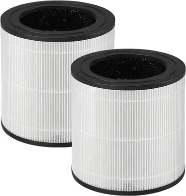 Produktbild von Ersatzfilter 2 Stücke, für Heimgebrauch, 3-in-1 HEPA-Filter, Aktivkohlefilter, FY0611