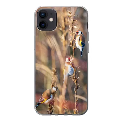 Produktbild von MuchoWow® Handyhülle Schutzhülle Hülle für iPhone 12 mini Vögel - Äste - Wald Silikon Softcase Handy Hülle - Bild