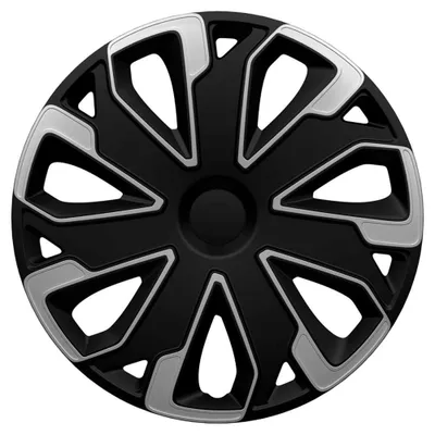 Produktbild von AutoStyle 4er Set Radzierblenden Ultimo 16-Zoll Silber/Schwarz