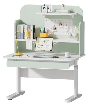 Obrázok produktu pre Zelený nastaviteľný detský písací stôl Spacetronik SPE-X114J s nadstavcom 80x60