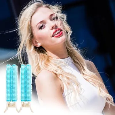 Produktbild von Selbstgreifende Volumenclips für die Haarwurzeln, 2 Stück – Haarspangen für mehr Ansatzvolumen und Locken zum Selbststyling