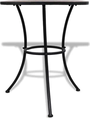 Produktbild von vidaXL Bistrotisch Terrakotta-Rot 60 cm Mosaik