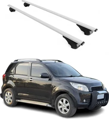 Produktbild von Dachträger Gepäckträger für Daihatsu Terios 2006-2017 Grundträger Metall Grau 2x