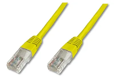 Obrázek produktu pro Digitus DK-1511-010/Y, 1 m, Cat5e, U/UTP (UTP), RJ-45, RJ-45, Žlutá