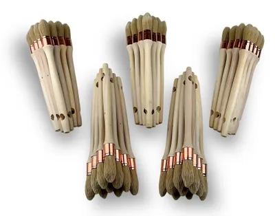 Produktbild von Set von 50 Runden Pinsel mit Naturhaar Ø 21 mm