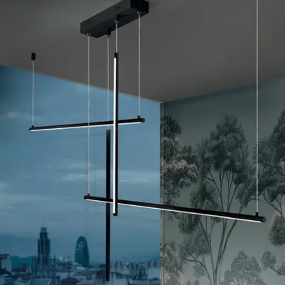 Immagine prodotto di Sospensione Contemporanea Nood Metallo Nero Led 60W