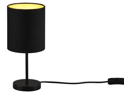 Immagine prodotto di Lampada da tavolo JERRY nera 1xE14x40W in tessuto, dimensioni: 28,5x13x13 cm, IP20, RL