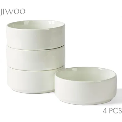 Produktbild von Schale set 4er Ø13,5cm Keramik Müslischale Salatschalen Suppenschale Schalen für 4 Personen Schüssel Mikrowellen- und Spülmaschinenfest