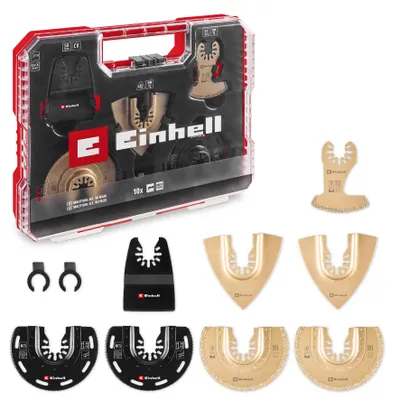 Zdjęcie produktu dla Zestaw narzędzi wielofunkcyjnych EINHELL, 708110, XL-PLUS-Case, 10-częściowy