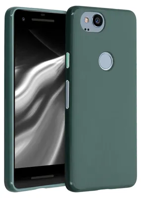Produktbild von kwmobile Handyhülle für Google Pixel 2 Hülle - TPU Case - Kabelloses Laden - Schutzhülle Cover in Blaugrün