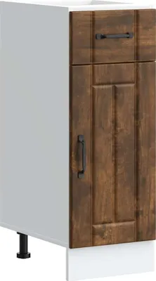 Produktbild von "im Angebot" Küchen-Unterschrank Lucca Räuchereiche Holzwerkstoff - Küchenschränke CC23951