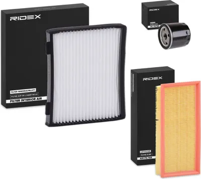 Produktbild von RIDEX Filterset Inspektionspaket Filtersatz für VOLVO V40 Kombi (645) S40 I (644)