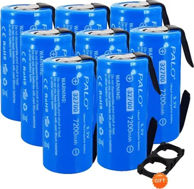 Obrázok produktu pre LiFePO4 batérie, kapacita 7200 mAh, prúd nepretržitého vybíjania 35 A, 8 kusov batérií