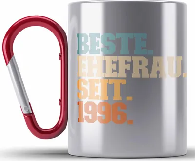 Produktbild von Trendation - Beste Ehefrau Seit 1996 Geschenk Jahrestag (Rot)