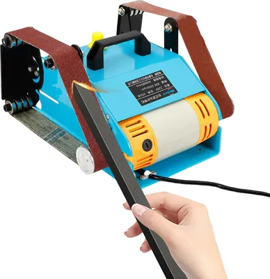 Immagine prodotto di Levigatrice elettrica, velocità variabile, design a doppia superficie di lavoro, colore blu