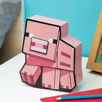 Produktbild von Paladone Products Minecraft Leuchte Pig 16 cm