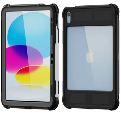 Productafbeelding van Redpepper Waterproof Backcase voor de Apple iPad 11 (2025) 11 inch A16 / iPad 10 (2022) 10.9 inch - Zwart