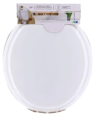 Produktbild von Wc-deckel mdf 17 zoll kunststoffbefestigungen - weiss - Tendance