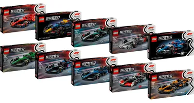 Produktbild von LEGO Speed Champions Formel 1 Bundle, Konstruktionsspielzeug