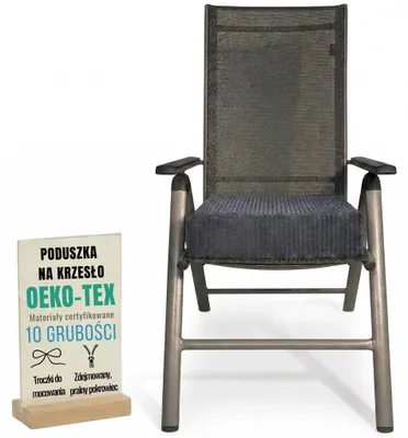 Zdjęcie produktu dla Poduszki24 - Poduszka do siedzenia 40x40 cm o grubości 10 cm wykonana ze sztruksu | piankowa poduszka na krzesło zmywalna poszewka | dla seniorów i dzieci | poduszka do siedzenia krzesło, poduszka podłogowa
