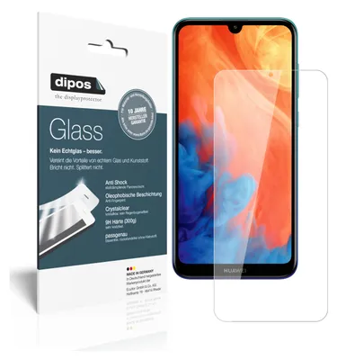 Produktbild von 2x Schutzfolie für Honor Play 8A - Anti-Shock 9H Folie Glass Kunststoffglas