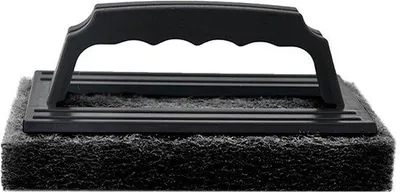 Produktbild von Grillbürste - Grillreiniger Schraper - Grillreinigung - Ergonomischer Griff - 15,5 x 9,5 x 7,5 cm - Schwarz
