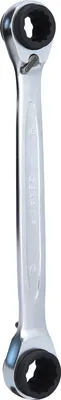 Immagine prodotto di KS TOOLS 4 in 1 GEARplus chiave ad anello reversibile a doppio cricchetto, 16x17x18x19mm ( 503.4546 )