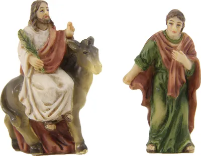 Produktbild von Krippenfiguren Set 2-teilig für 5 cm Figuren aus Polyresin