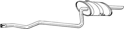 Produktbild von Bosal Endschalldämpfer 286-465