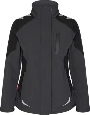 Produktbild von F. Engel Galaxy Damen Softshelljacke, Anthrazitgrau/Schwarz, Gr. S