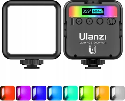 Zdjęcie produktu dla Lampa fotograficzna LED W64 RGB - do 360 kolorów