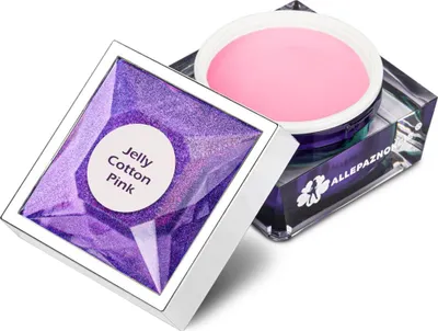 Image de Gel de construction Thick Jelly Coton Pink Allepaznokcie HEMA/Di-HEMA Free 50g