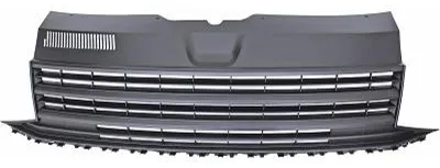 Immagine prodotto di Griglia anteriore sportiva, senza emblema, di colore nero, per VW T6 dal 2015 al 2019