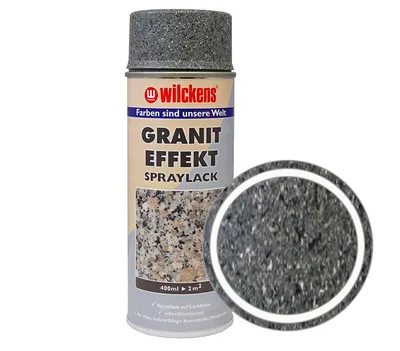 Produktbild von AUSLAUF Wilckens Granit Effekt Grau Spraylack 0,4l 16102000140