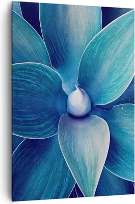 Produktbild von Bild auf Leinwand - Leinwandbild - Einteilig - Agave Blau Blume - 70x100cm - Wand Bild - Wanddeko - Wandbilder - Leinwanddruck - Wanddekoration - Leinwand bilder - Wandbild - PA70x100-4972
