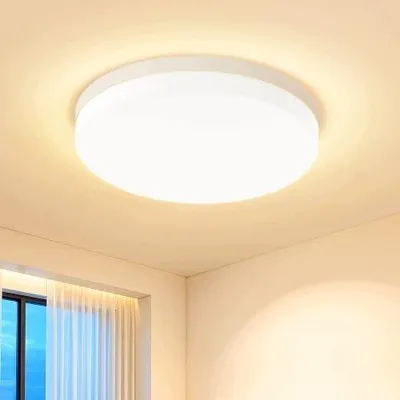 Zdjęcie produktu dla Lampa sufitowa LED 42W okrągła 4200LM ciepła biel IP44 do łazienki