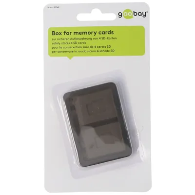 Produktbild von Úložný box až pro 4x SD paměťové karty