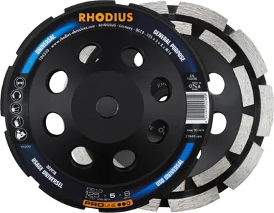 Obrázek produktu pro Rhodius DS 10 brusný kotouč 125x4x7xM14mm kámen Proline - 302928