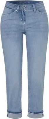 Produktbild von Toni Damen Slim Fit Jeans in hellem, ausgewaschenem Look, Ganzjahres