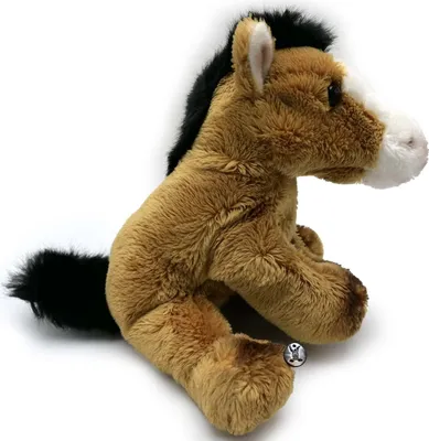 Produktbild von Pferdchen Kuscheltier Pferd Pony braun Plüschtier Schnuffeltier DOMINO