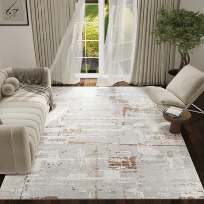 Immagine prodotto di Tappeto Tapiso TREND Moderno Beige Grigio Camera da letto Soggiorno 140 x 200 cm