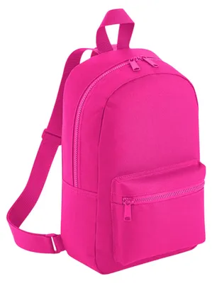 Produktbild von Bagbase - Mini-Rucksack "Essential Fashion" FK1868 (Einheitsgröße) (Fuchsie)