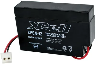 Immagine prodotto di Batteria al piombo XCell XP0,8-12 AMP 12V 0,8Ah Pb