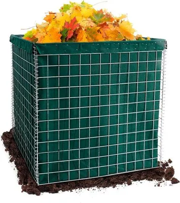 Obrázek produktu pro Kovový kompostér 100 x 100 x 100 cm do zahrady a kuchyně