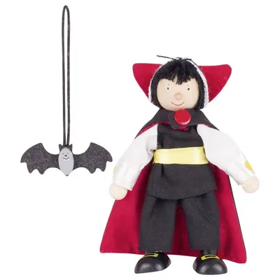Produktbild von goki 51599 Biegepuppe Vampir, bunt (1 Stück)